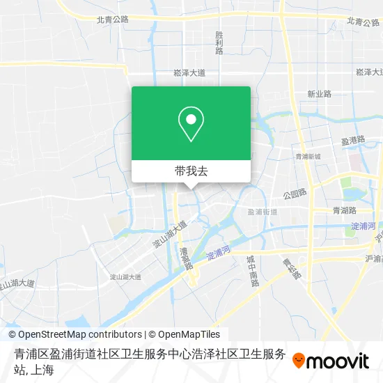 青浦区盈浦街道社区卫生服务中心浩泽社区卫生服务站地图