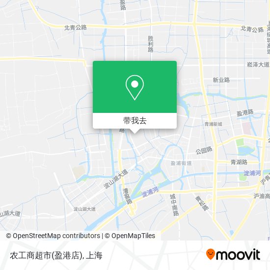 农工商超市(盈港店)地图