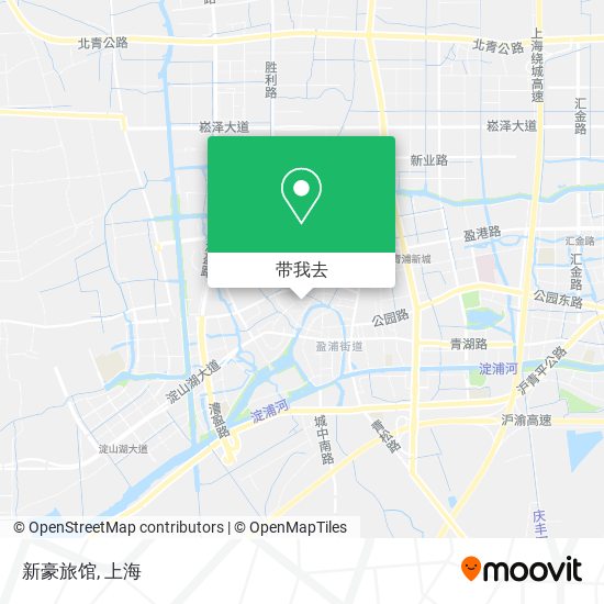 新豪旅馆地图