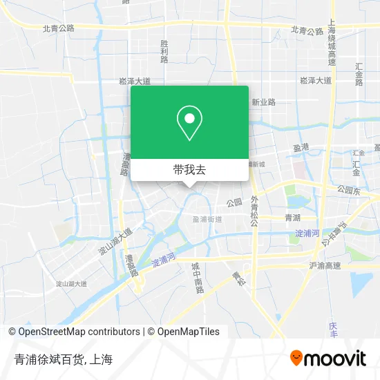 青浦徐斌百货地图