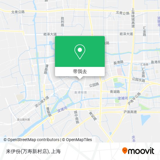 来伊份(万寿新村店)地图