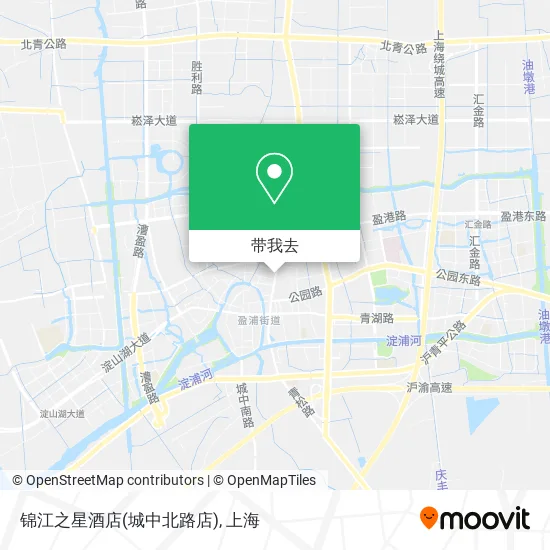 锦江之星酒店(城中北路店)地图