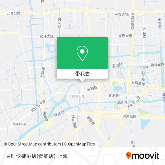 百时快捷酒店(青浦店)地图