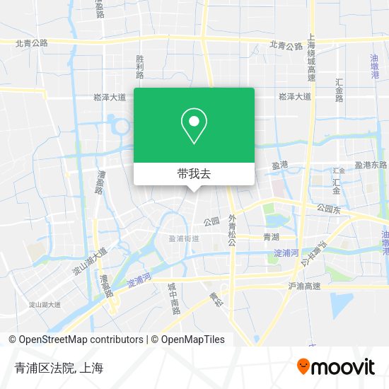 青浦区法院地图