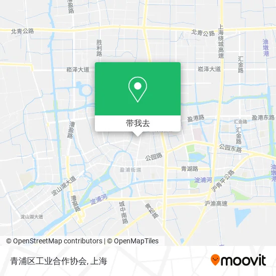 青浦区工业合作协会地图