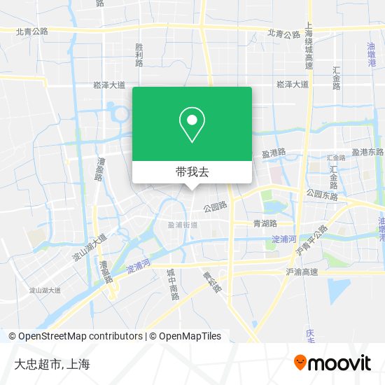 大忠超市地图