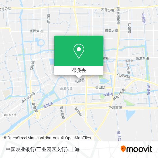 中国农业银行(工业园区支行)地图