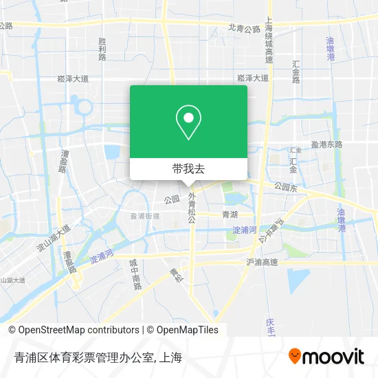 青浦区体育彩票管理办公室地图