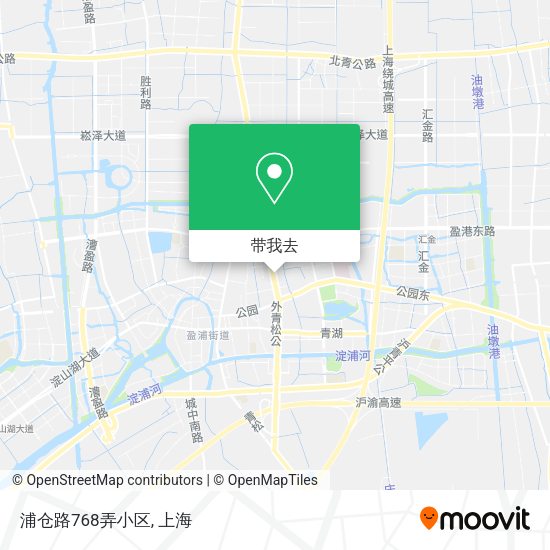 浦仓路768弄小区地图