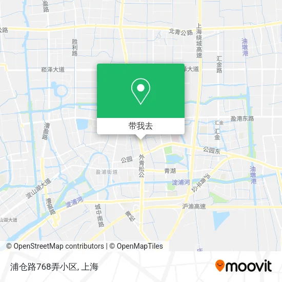 浦仓路768弄小区地图