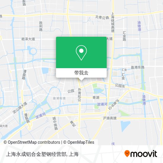 上海永成铝合金塑钢经营部地图