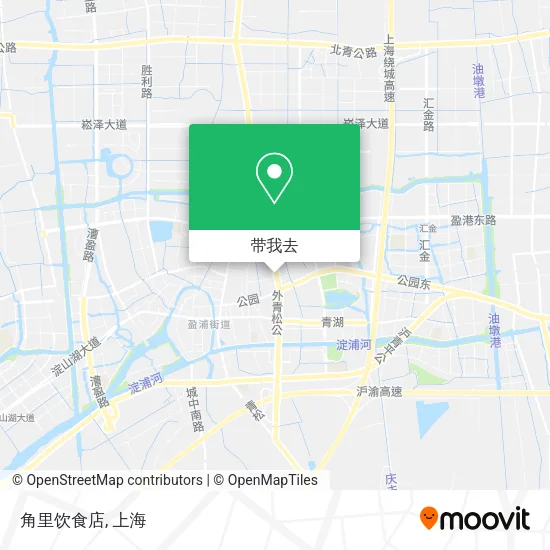角里饮食店地图