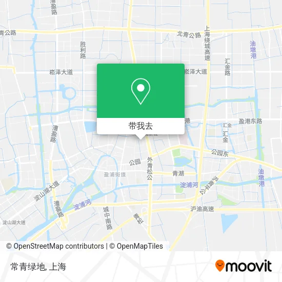 常青绿地地图