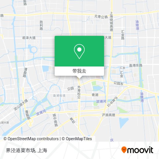 界泾港菜市场地图