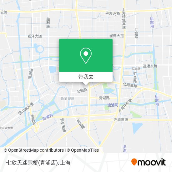 七欣天迷宗蟹(青浦店)地图