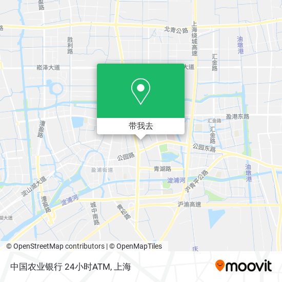 中国农业银行  24小时ATM地图