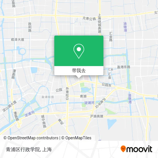 青浦区行政学院地图
