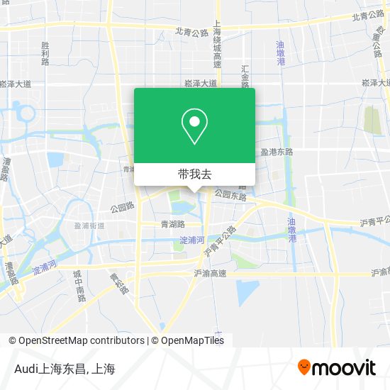 Audi上海东昌地图