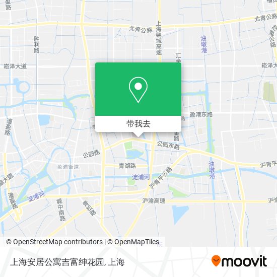 上海安居公寓吉富绅花园地图