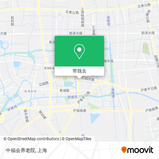 中福会养老院地图