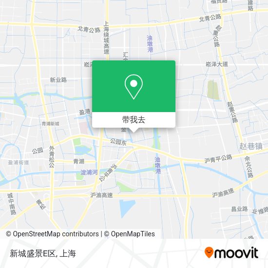 新城盛景E区地图