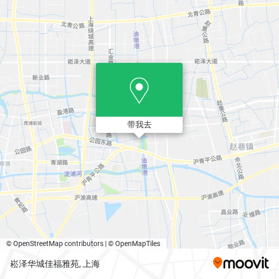 崧泽华城佳福雅苑地图