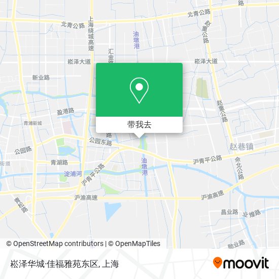 崧泽华城·佳福雅苑东区地图