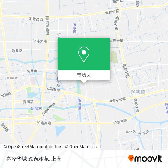 崧泽华城·逸泰雅苑地图