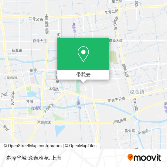 崧泽华城·逸泰雅苑地图