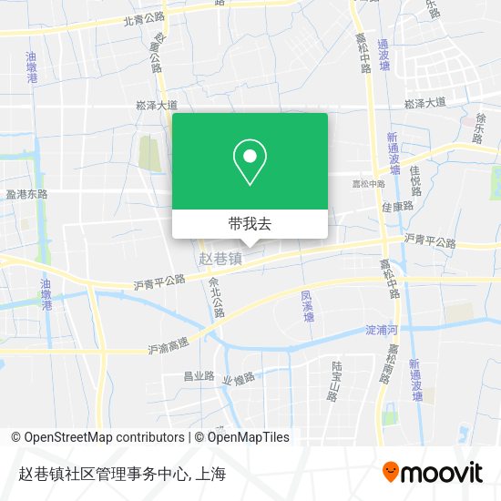 赵巷镇社区管理事务中心地图