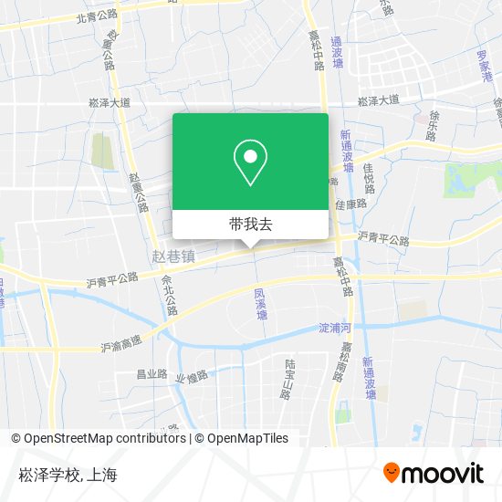 崧泽学校地图