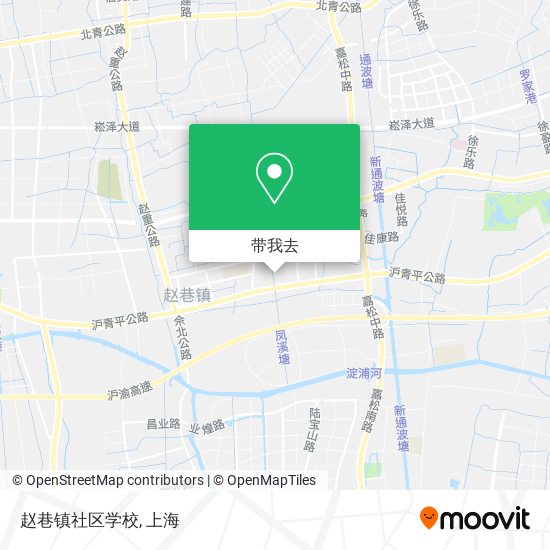 赵巷镇社区学校地图