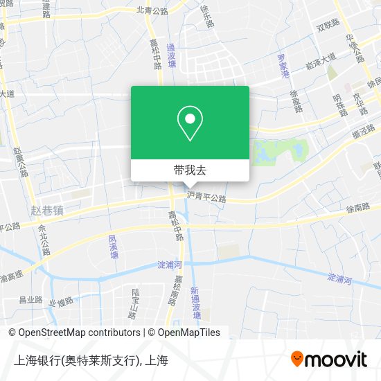 上海银行(奥特莱斯支行)地图