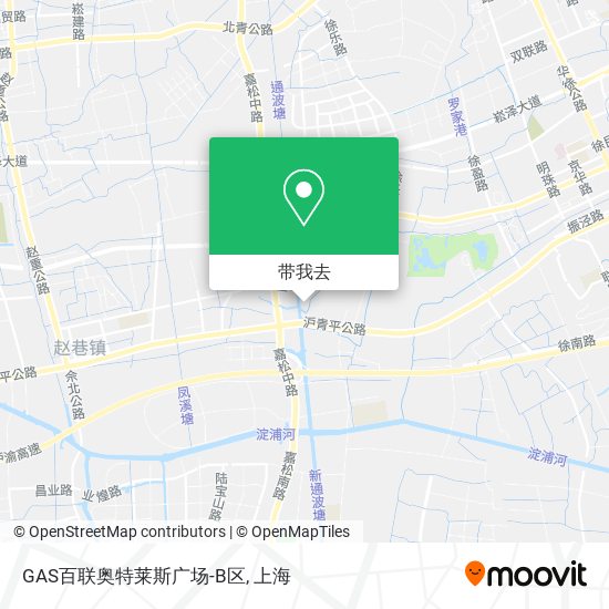 GAS百联奥特莱斯广场-B区地图