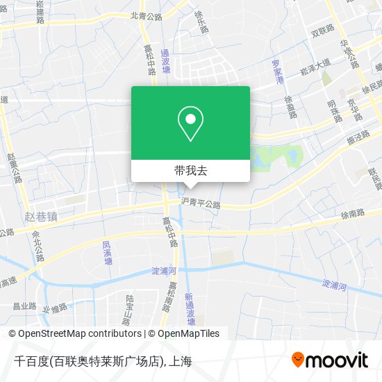 千百度(百联奥特莱斯广场店)地图