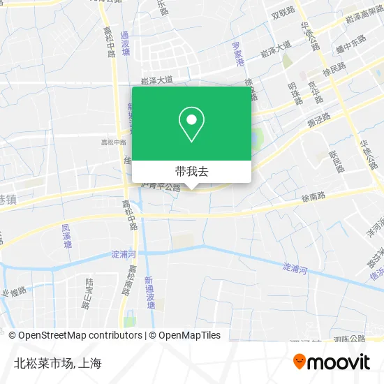 北崧菜市场地图