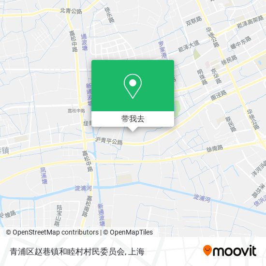 青浦区赵巷镇和睦村村民委员会地图