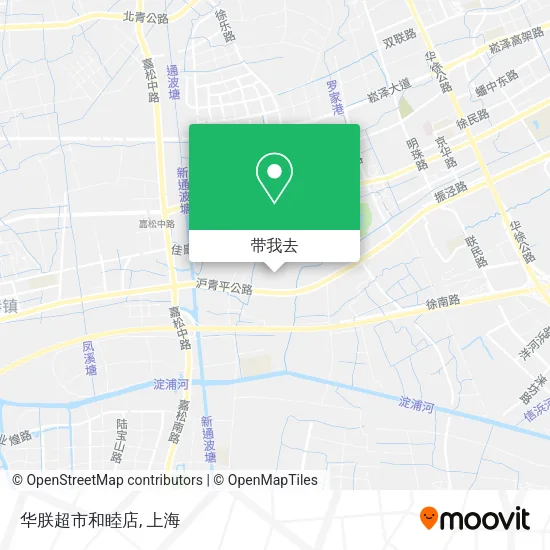 华朕超市和睦店地图
