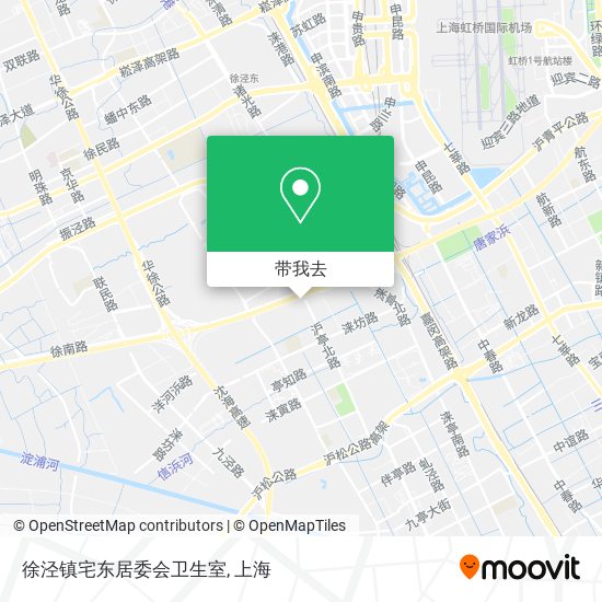 徐泾镇宅东居委会卫生室地图