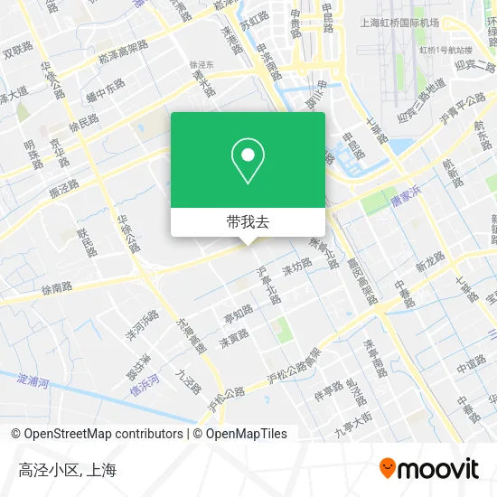 高泾小区地图