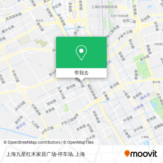 上海九星红木家居广场-停车场地图