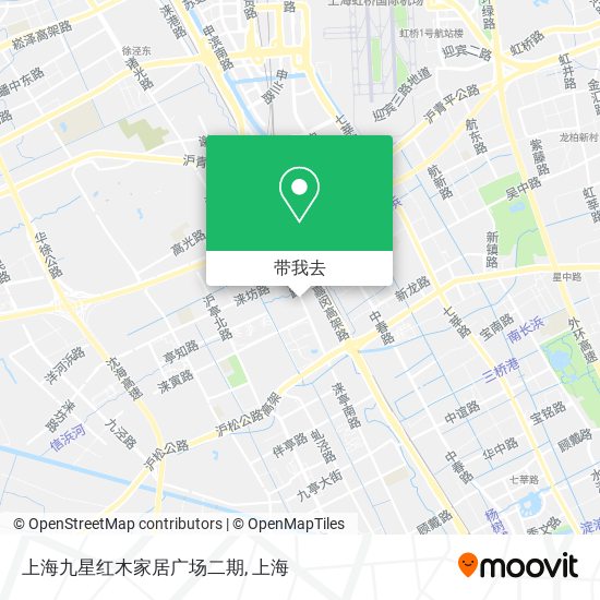 上海九星红木家居广场二期地图