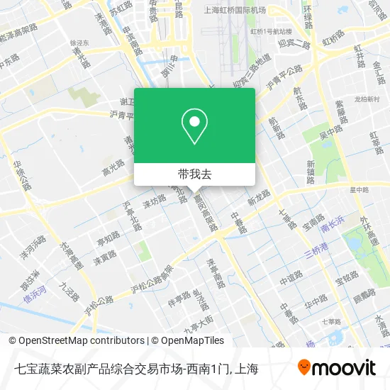 七宝蔬菜农副产品综合交易市场-西南1门地图