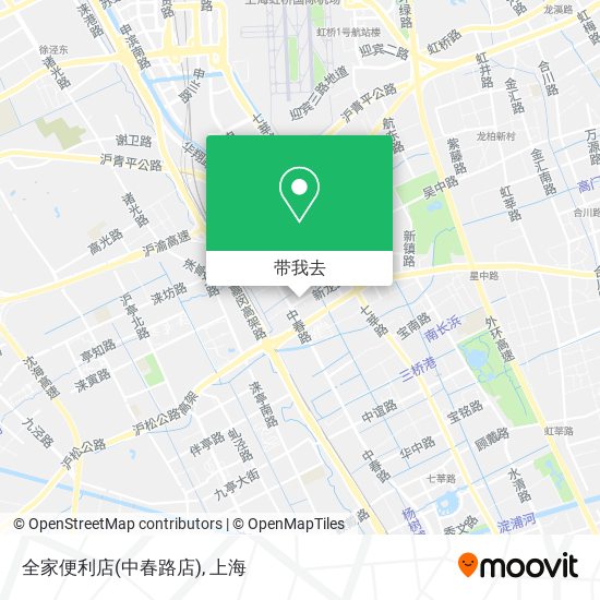 全家便利店(中春路店)地图