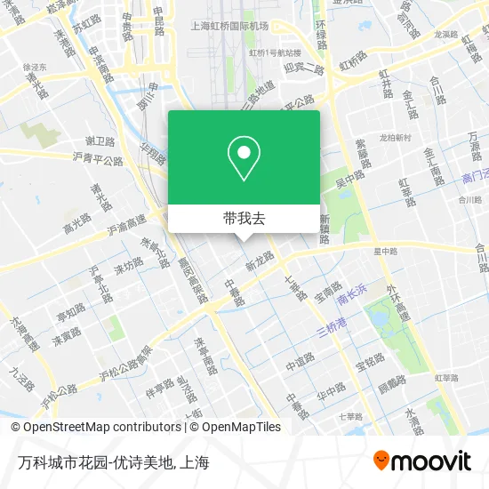 万科城市花园-优诗美地地图