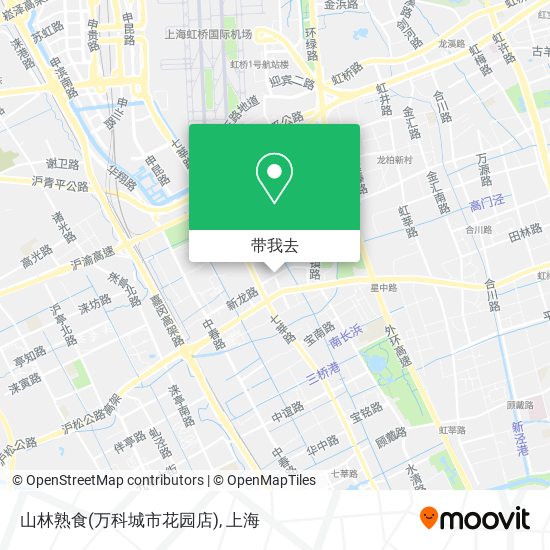 山林熟食(万科城市花园店)地图