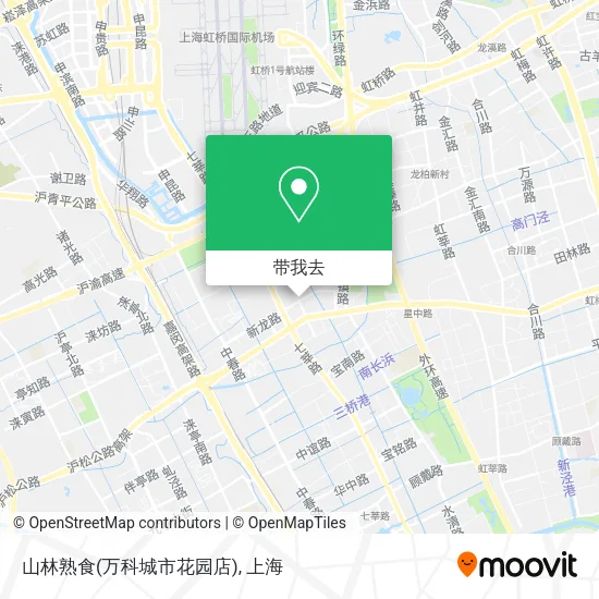 山林熟食(万科城市花园店)地图