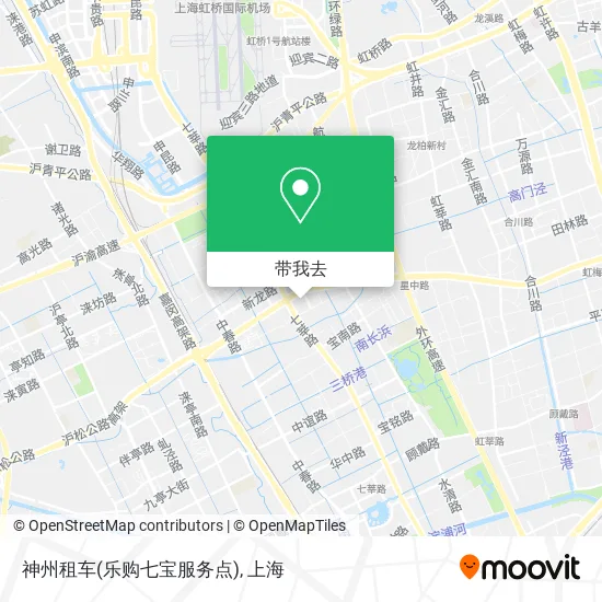 神州租车(乐购七宝服务点)地图