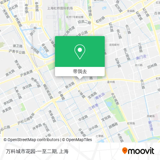万科城市花园-一至二期地图