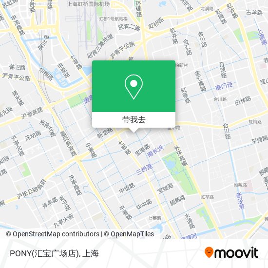 PONY(汇宝广场店)地图